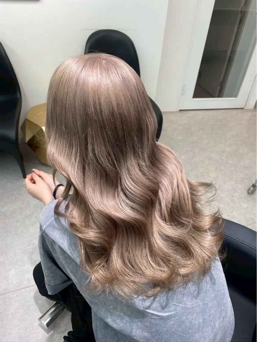 カラー ヘアカラー ミルクティー/渋谷 shunta🌟🌟のヘアスタイル