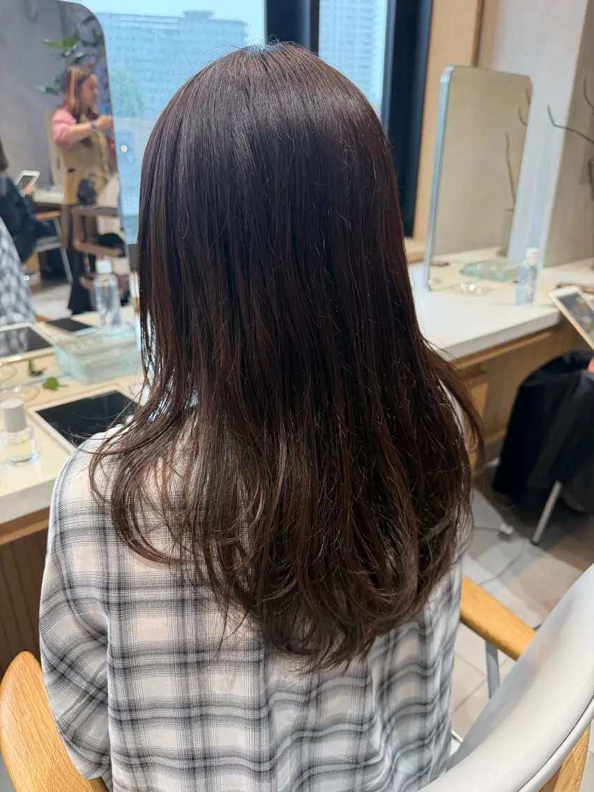 セミロング カット ヘアカラー 村田 未来のヘアスタイル