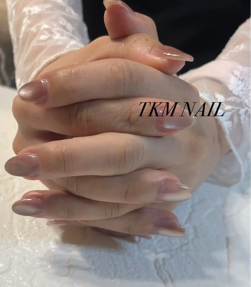 ネイル マグネットネイル シンプルネイル ______ TKM  NAILのネイルデザイン