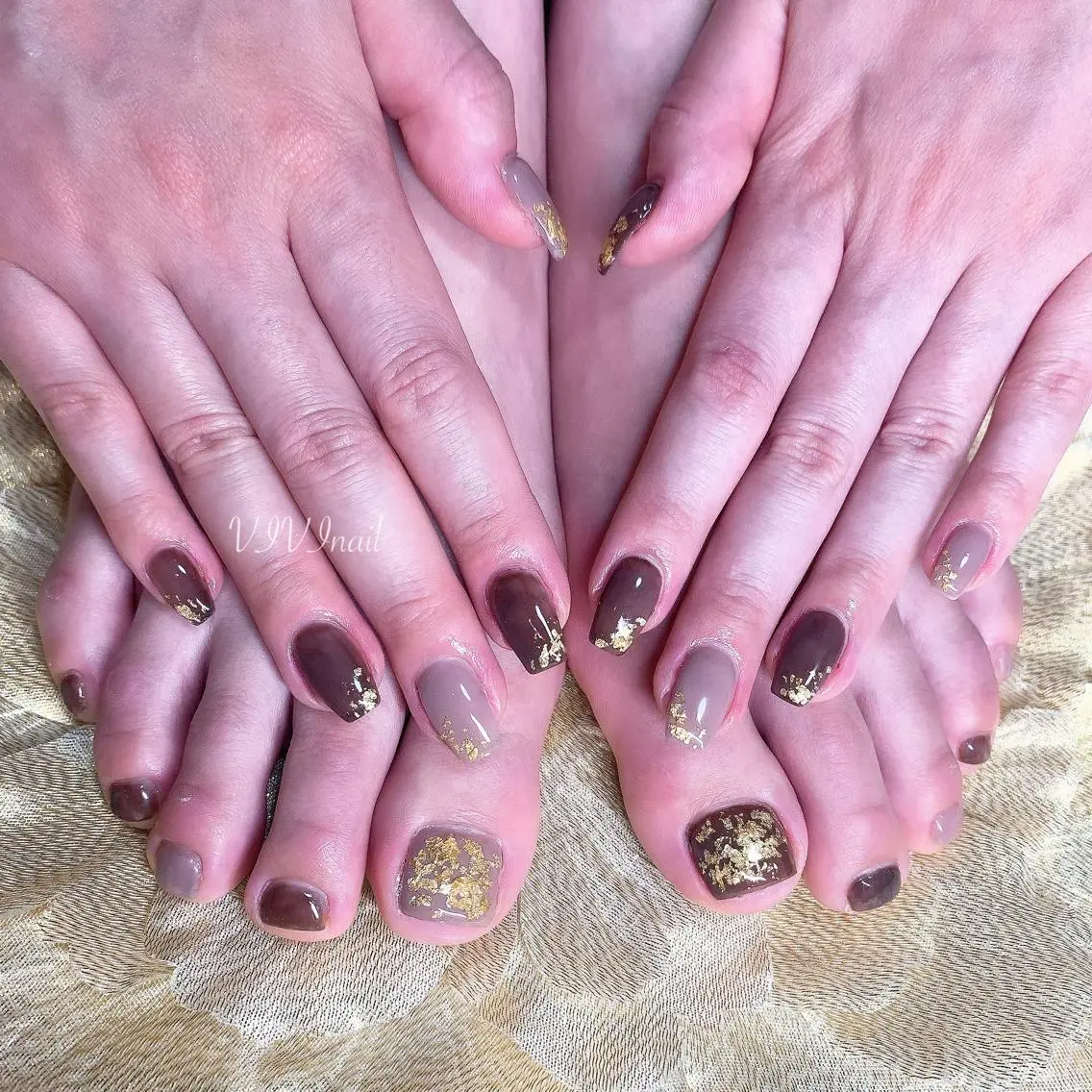 ネイル フットネイル vivi nailのネイルデザイン