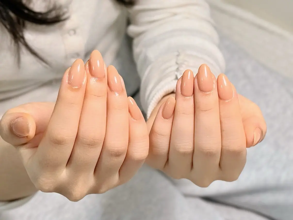 ネイル アートネイル オーロラネイル チークネイル フレンチネイル ガラスフレンチ 🎀🎀YooLi Nail Salonのネイルデザイン