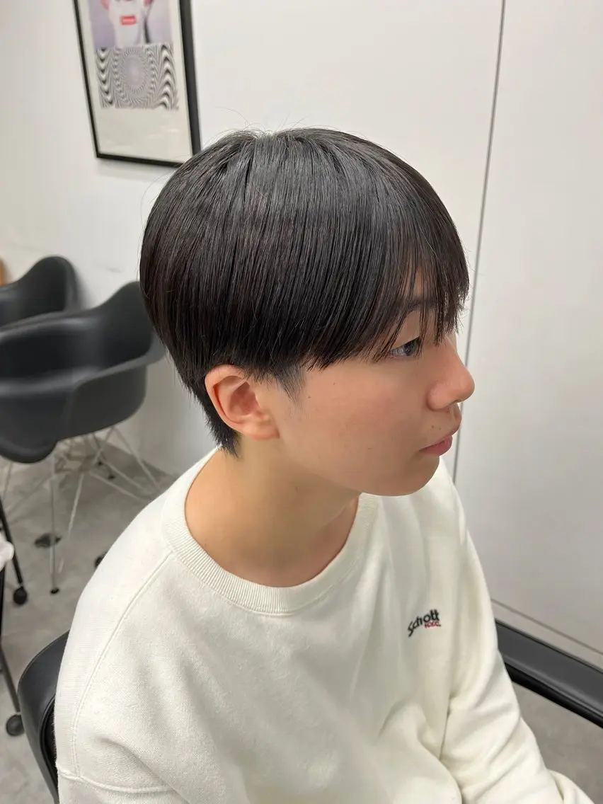 カット+縮毛矯正の写真