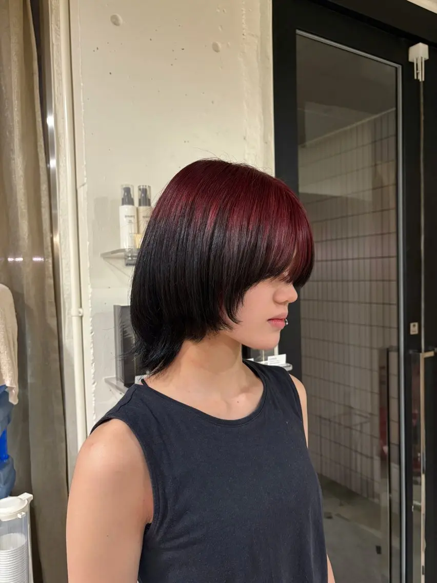 ミディアム 宇野愛華∕ パーマスタイルのヘアスタイル