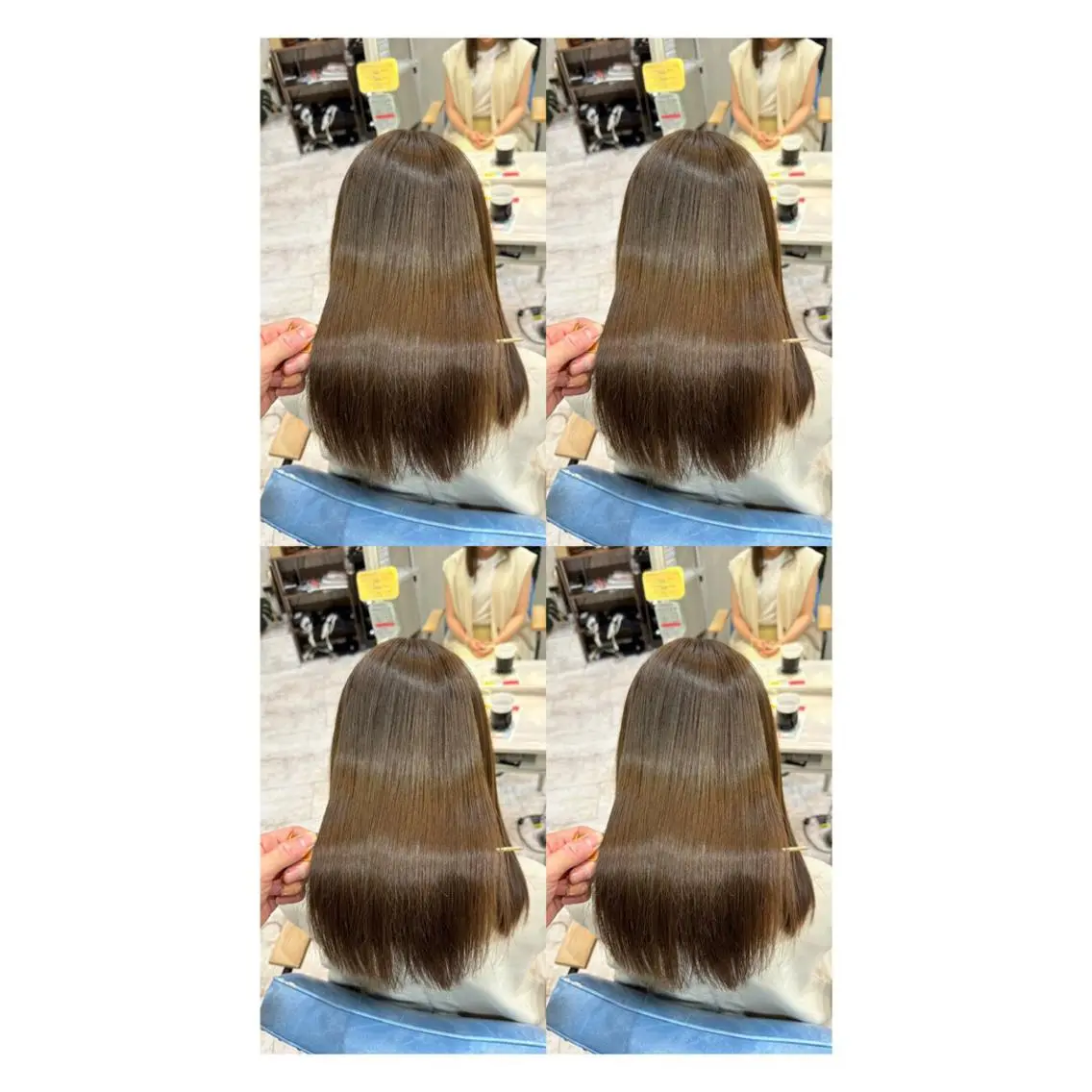 ロング カラー 透明感カラー 髪質改善 縮毛矯正 トリートメント 店長✨レイヤー✖️ 髪質改善✖️韓国ヘアのヘアスタイル