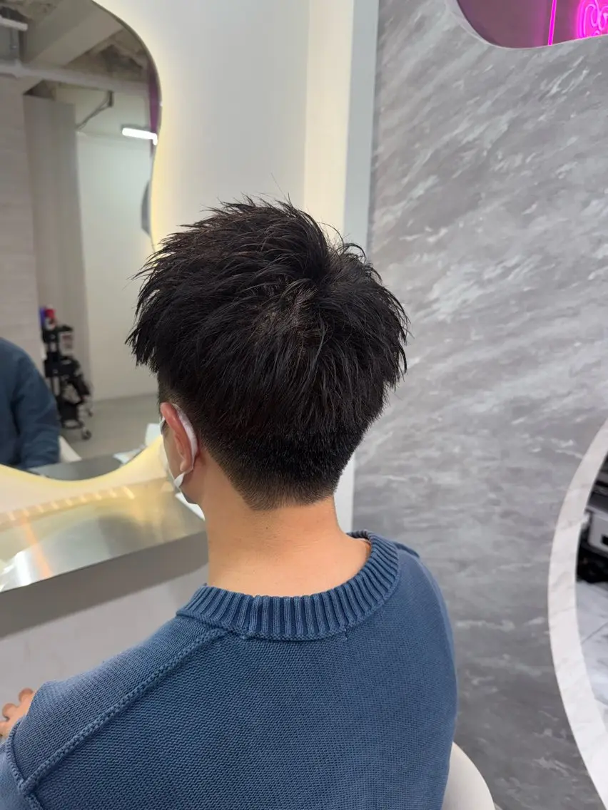 ショート メンズ カット 【メンズ特化】池袋 韓国スタイル飯塚のヘアスタイル