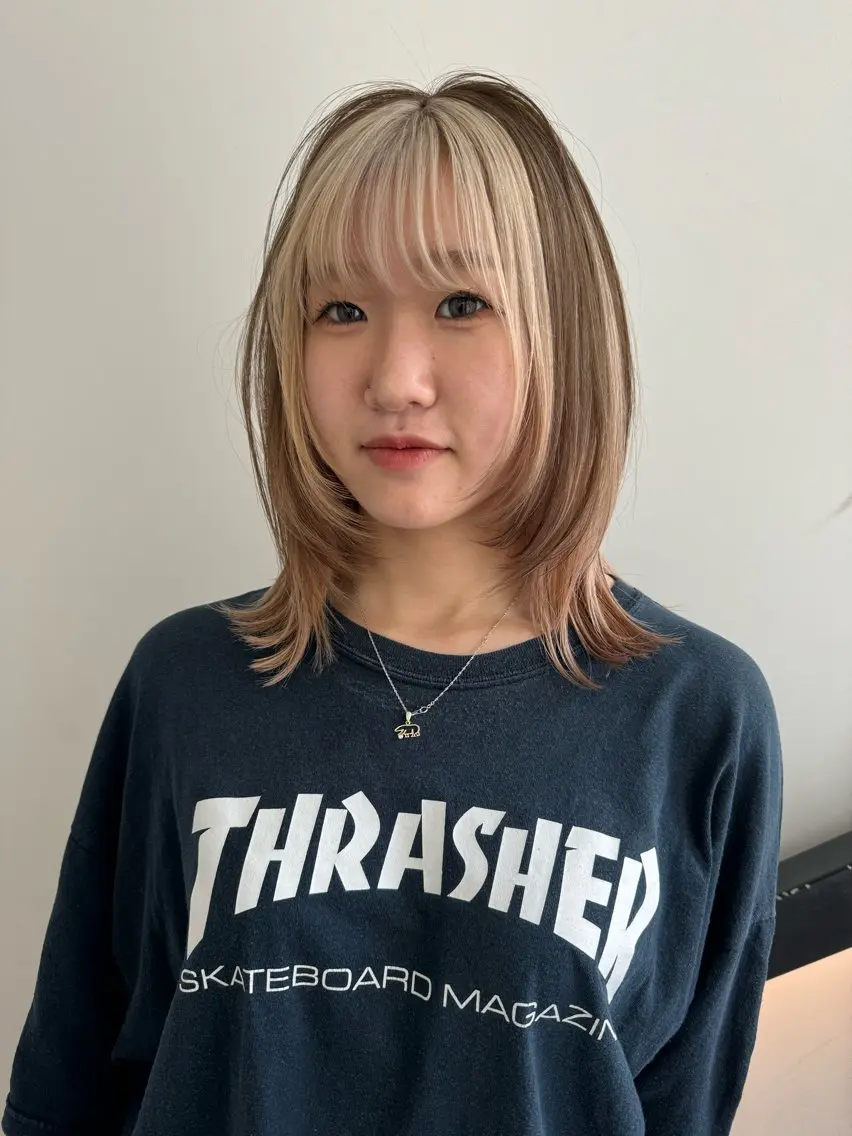 カラー ヘアカラー デザインカラー 🎀REINA🎀のヘアスタイル