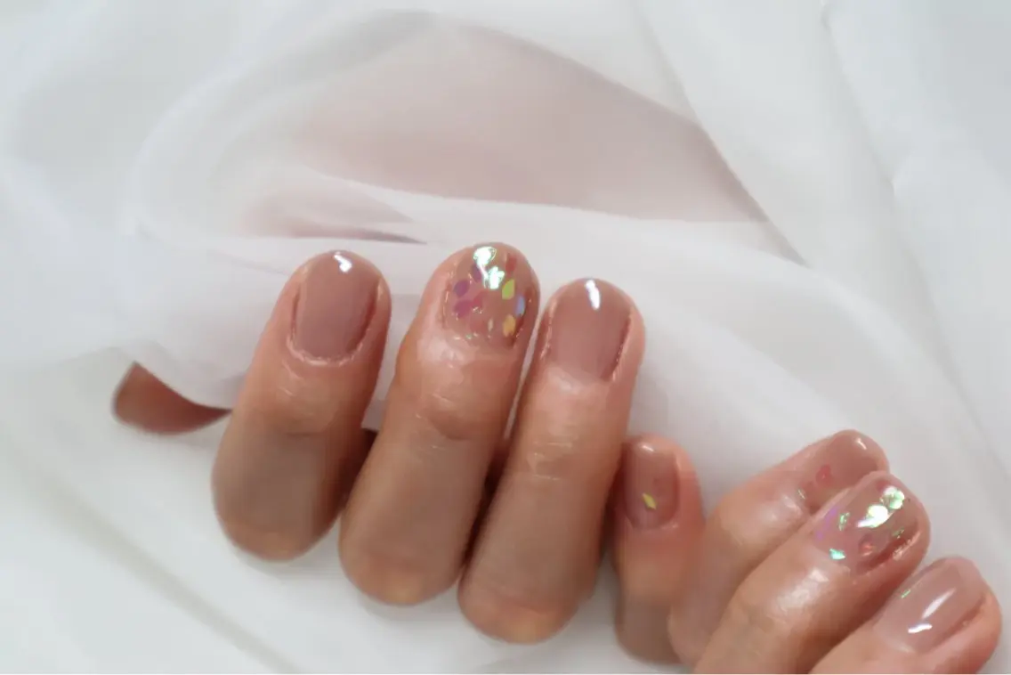 ネイル 桜ネイル ワンカラーネイル ナツ komachiのネイルデザイン