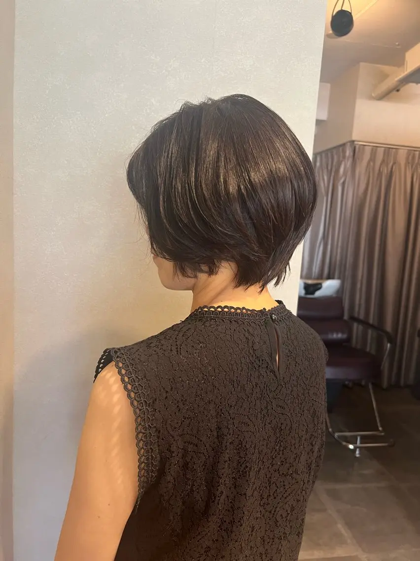 ショート 丸みショート ショートヘア 髙橋 秀果のヘアスタイル