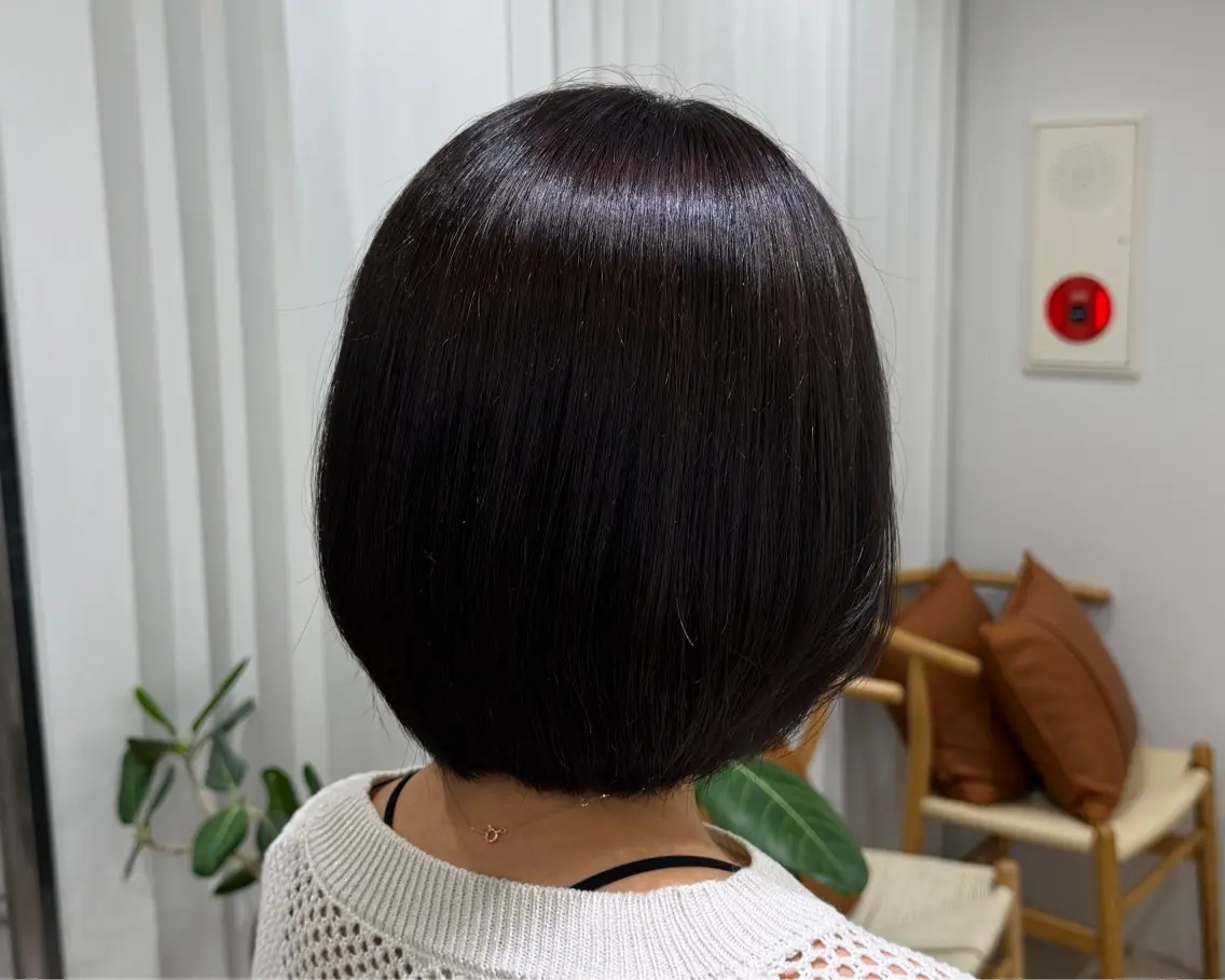 ショート カラー ヘアカラー トリートメント 🐯たいが /艶カラー✨のヘアスタイル