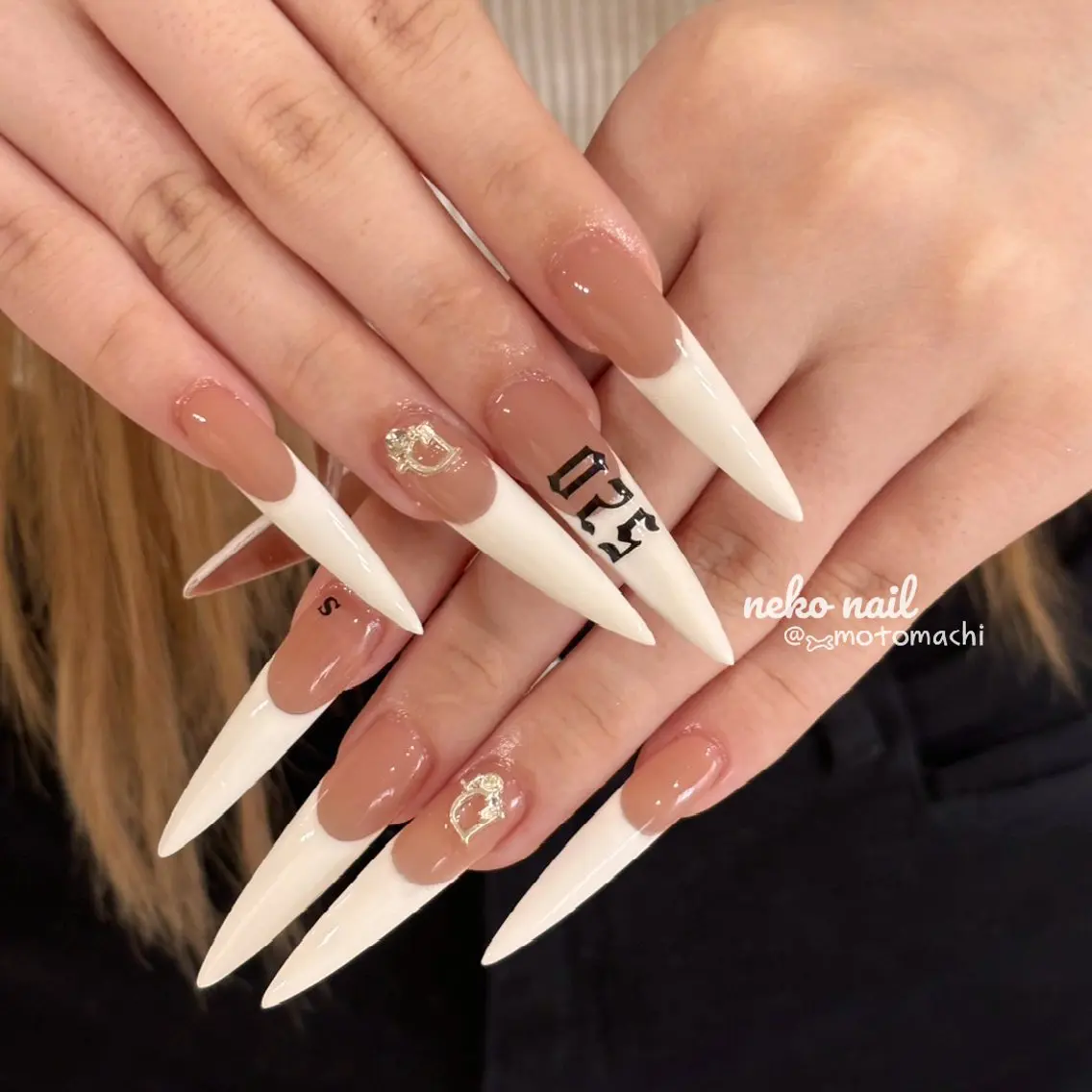 ネイル フレンチネイル ハンドネイル neko nailのネイルデザイン