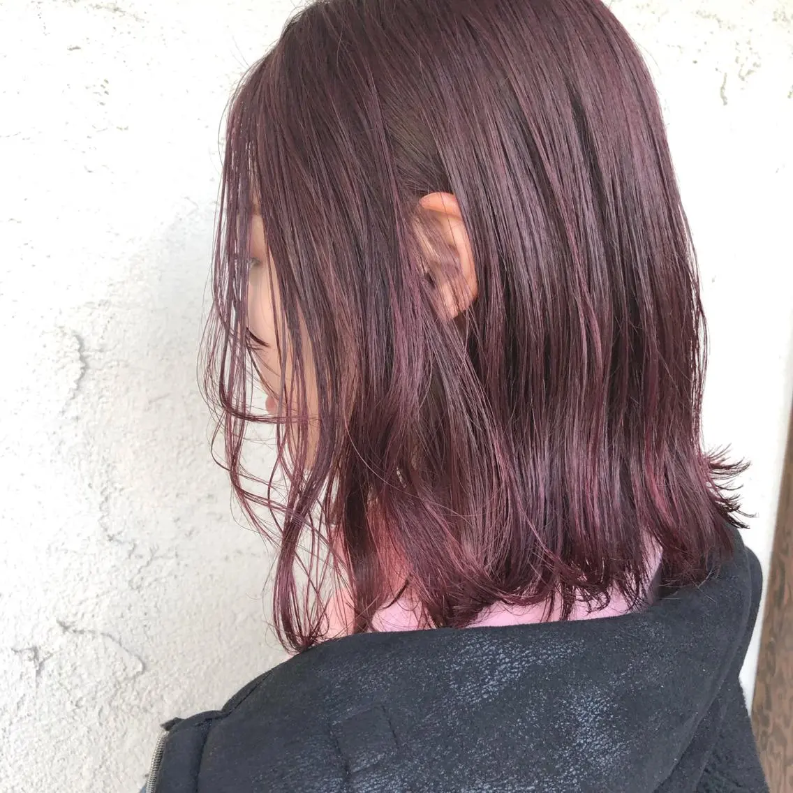 ミディアム カラー ブリーチ ブリーチなしカラー ヘアカラー トリートメント 艶髪育成サロン 京橋　shinのヘアスタイル