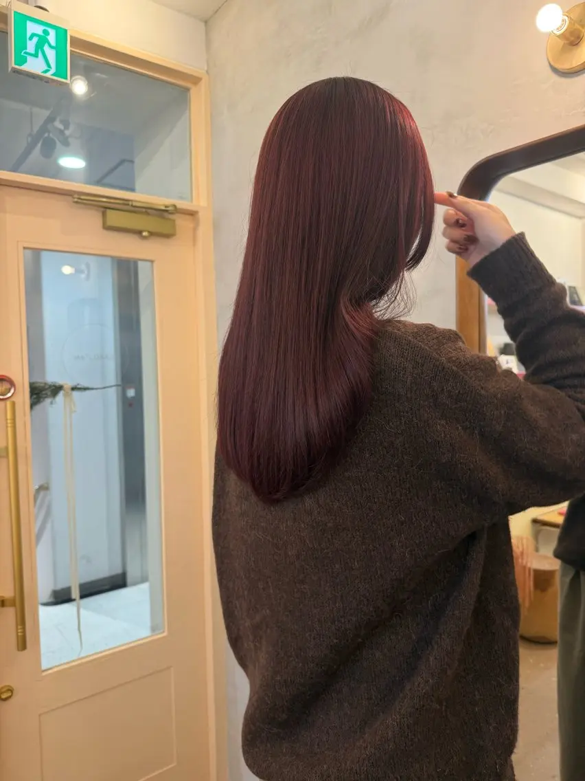 ロング カラー ❤️アヤカ レイヤーカット❤️のヘアスタイル