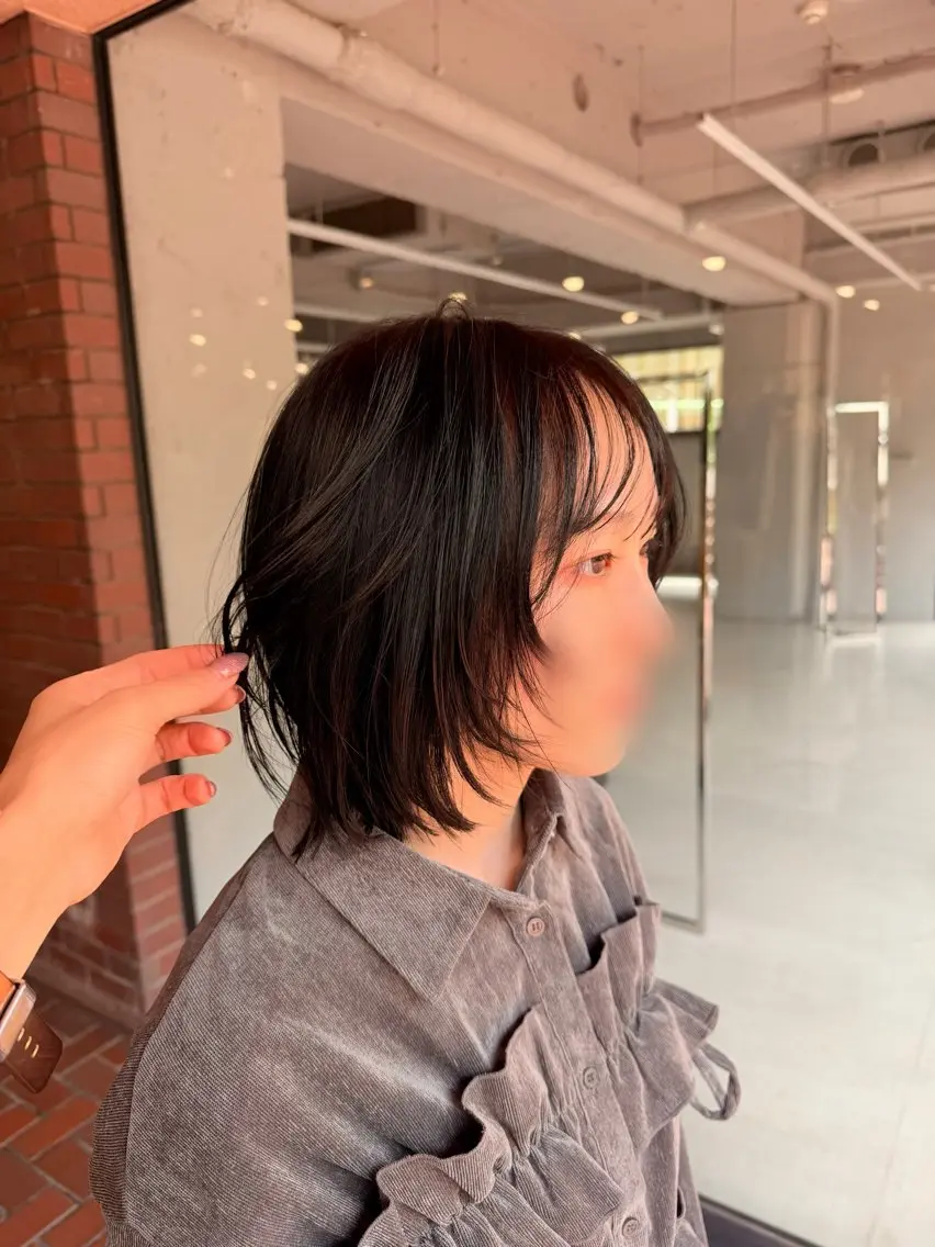ショート 顔周りカット レイヤーカット NORA Harumi🌞のヘアスタイル