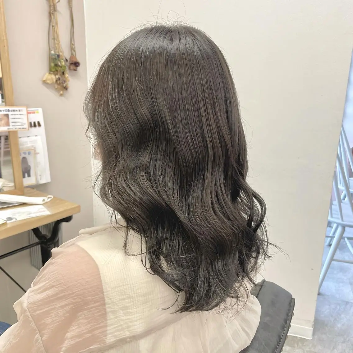 ミディアム カラー ブリーチなし透明感 🍀梅田・増田のヘアスタイル