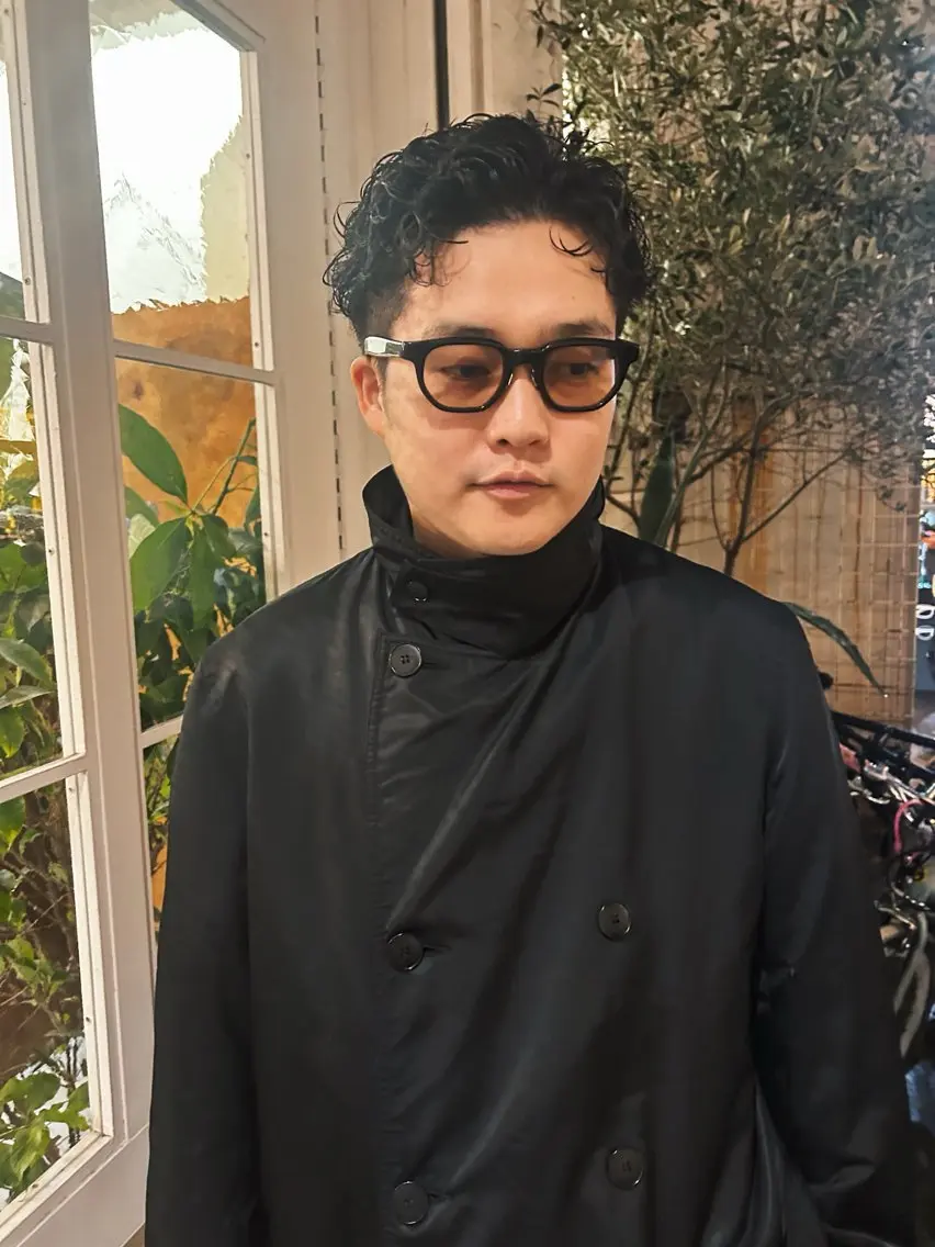 ショート パーマ メンズ メンズパーマ ショートヘア ニュアンスパーマ メンズパーマ本町/ 心斎橋ナカムラヒロトのヘアスタイル