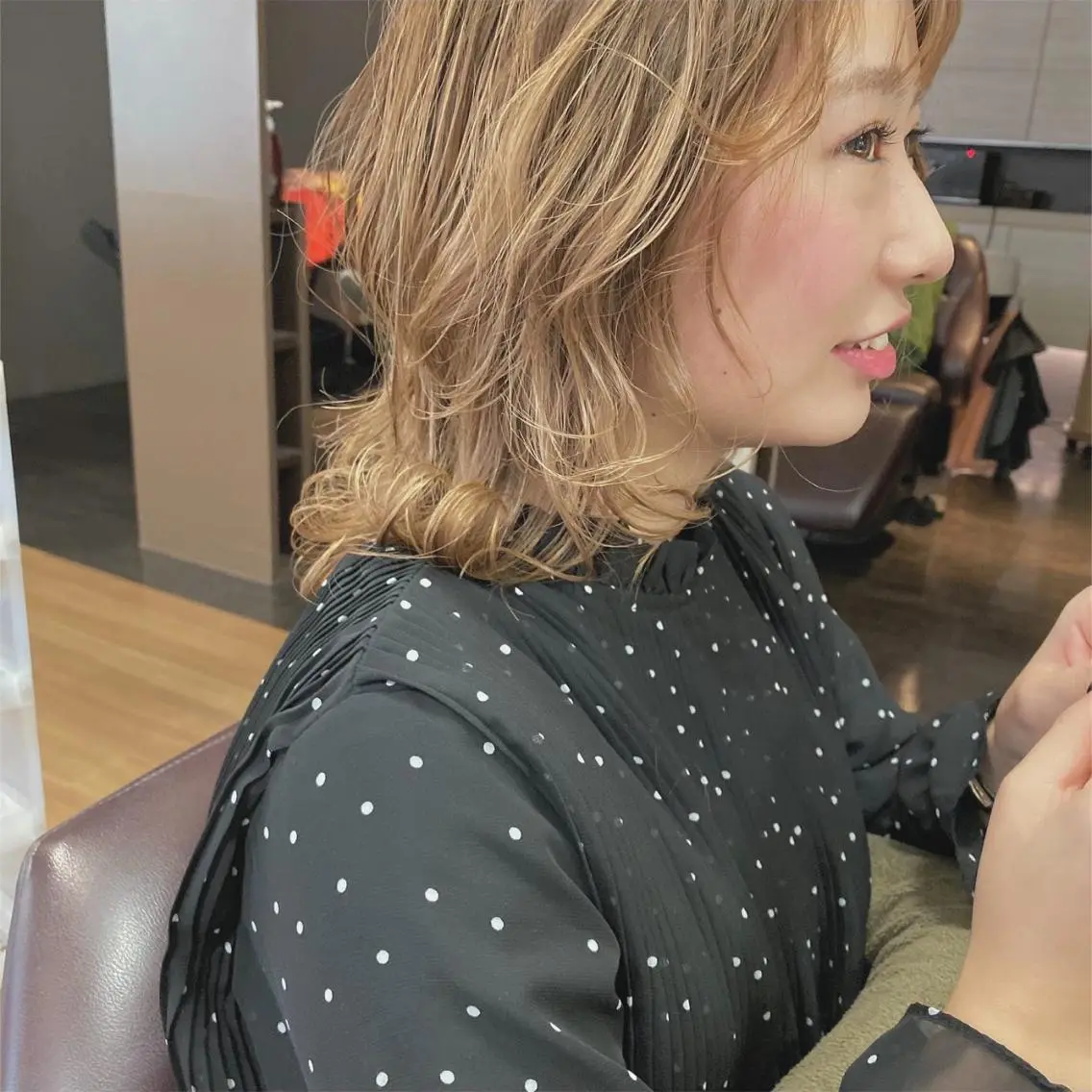 【立体感カラー】カット＋カラー＋ハイライトフルの写真