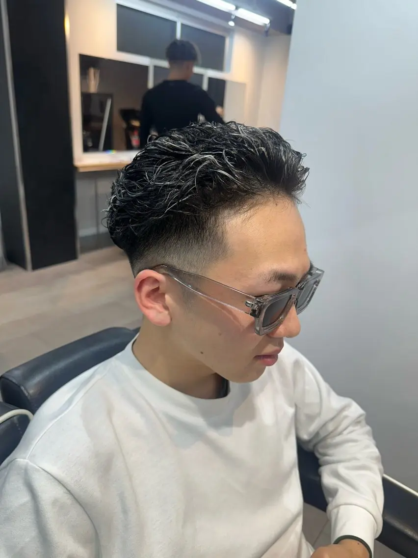 カラー パーマ メンズ 大宮/海外風パーマ 🇺🇸隼也🇪🇸のヘアスタイル