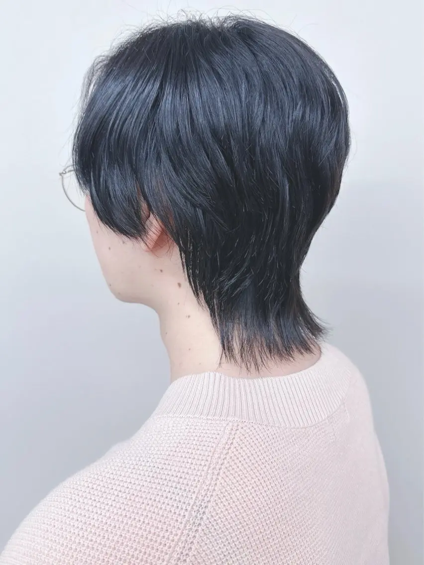 ショート カット ヘッドスパ ボブ/ゆるふわ ボブパーマ/とういのヘアスタイル