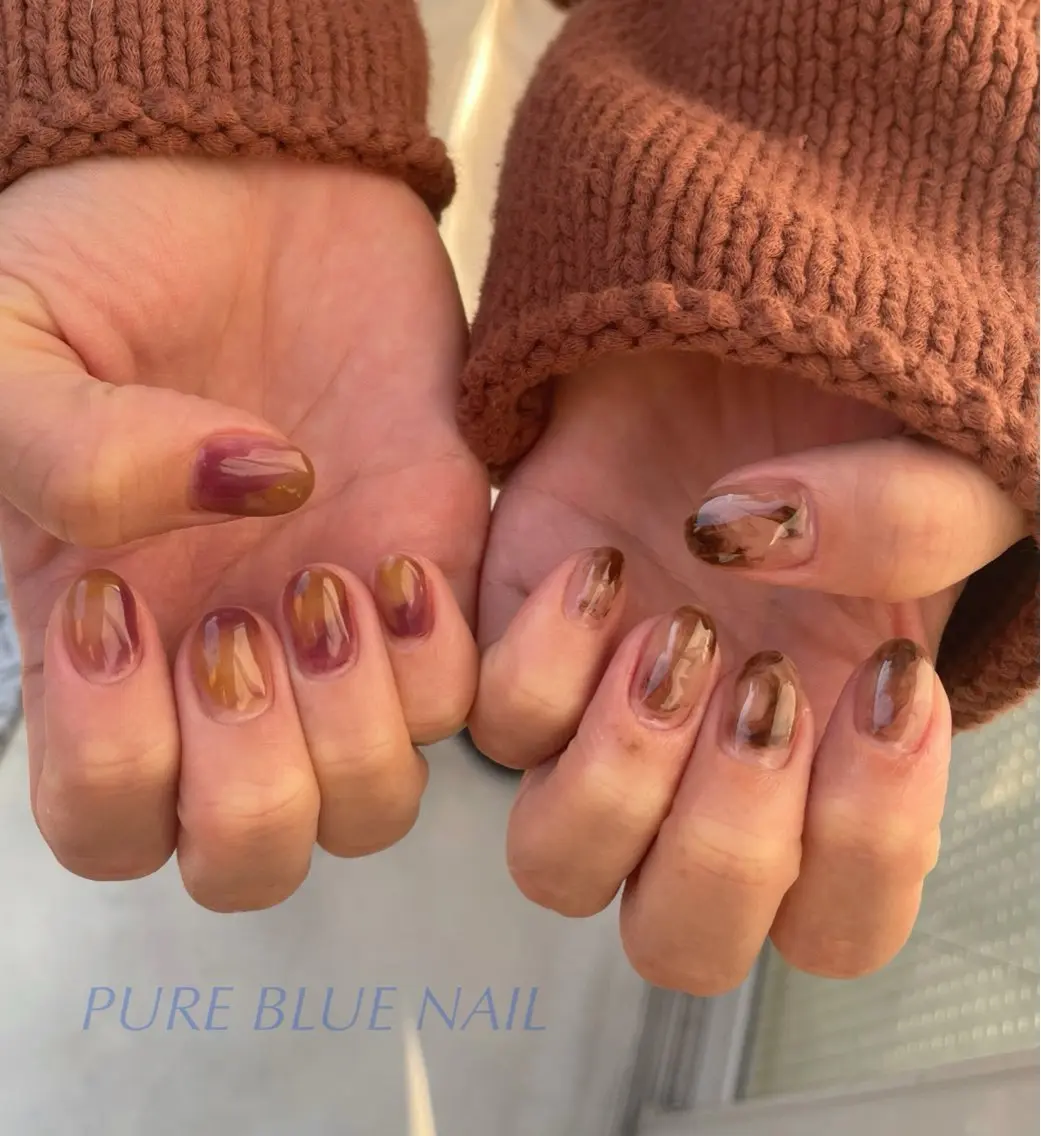 ネイル PURE BLUE NAILのネイルデザイン