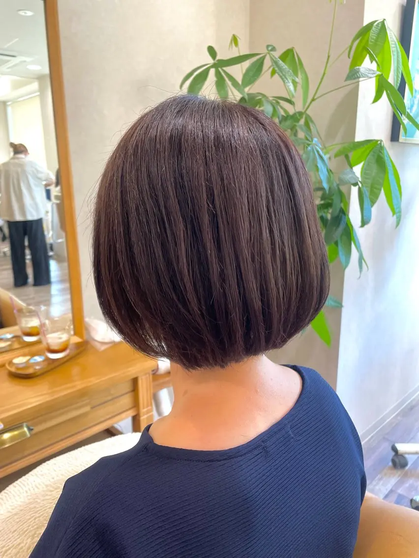 ショート タケタ モカのヘアスタイル