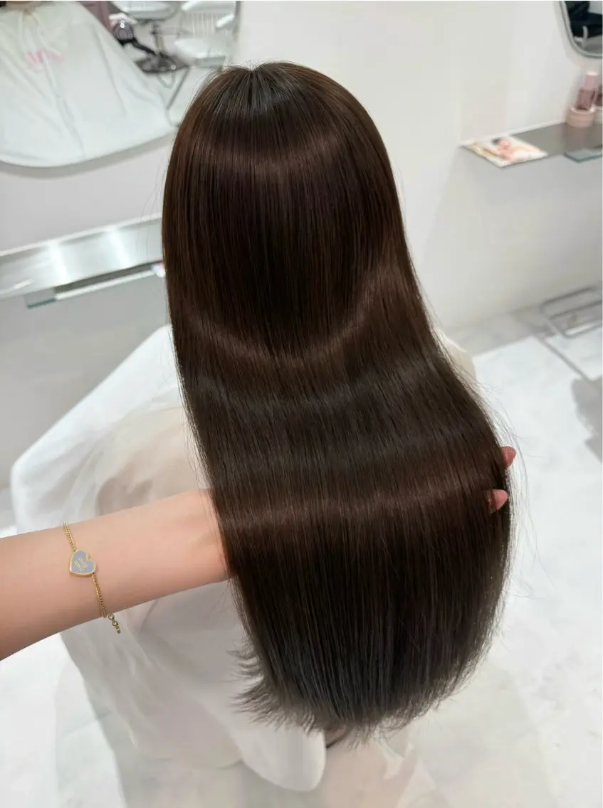 ロング カラー 林 みやびのヘアスタイル