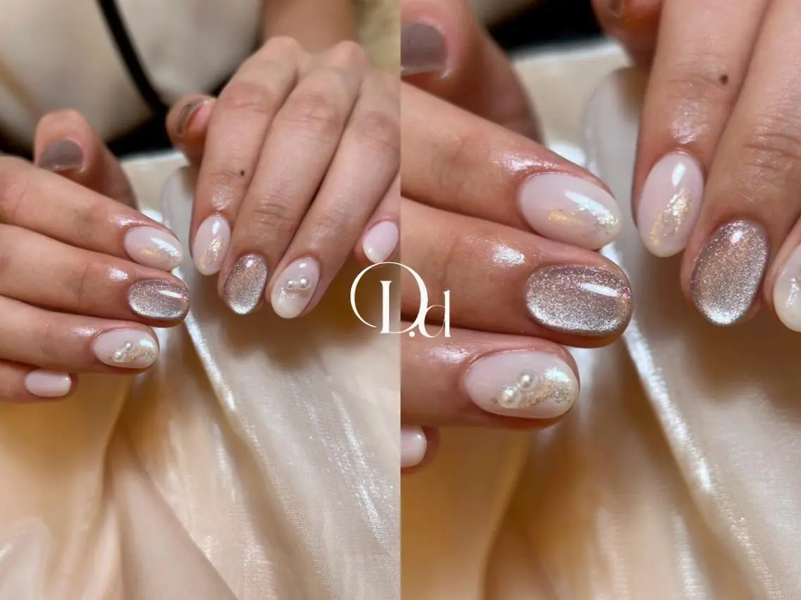 ネイル アートネイル 韓国ネイル マグネットネイル マットネイル ニュアンスネイル 💕D.d nail Hideyo🌸のネイルデザイン
