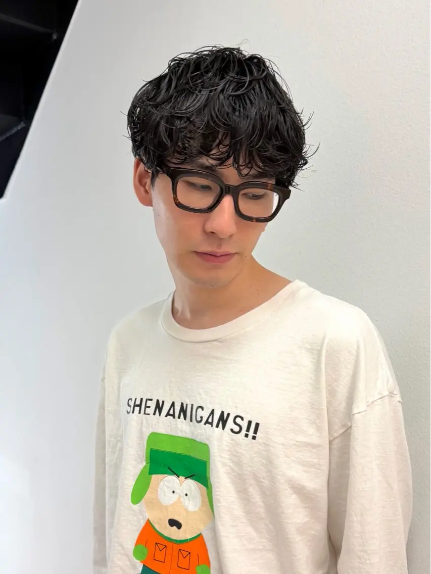 パーマ メンズ manami / カットモデルのヘアスタイル
