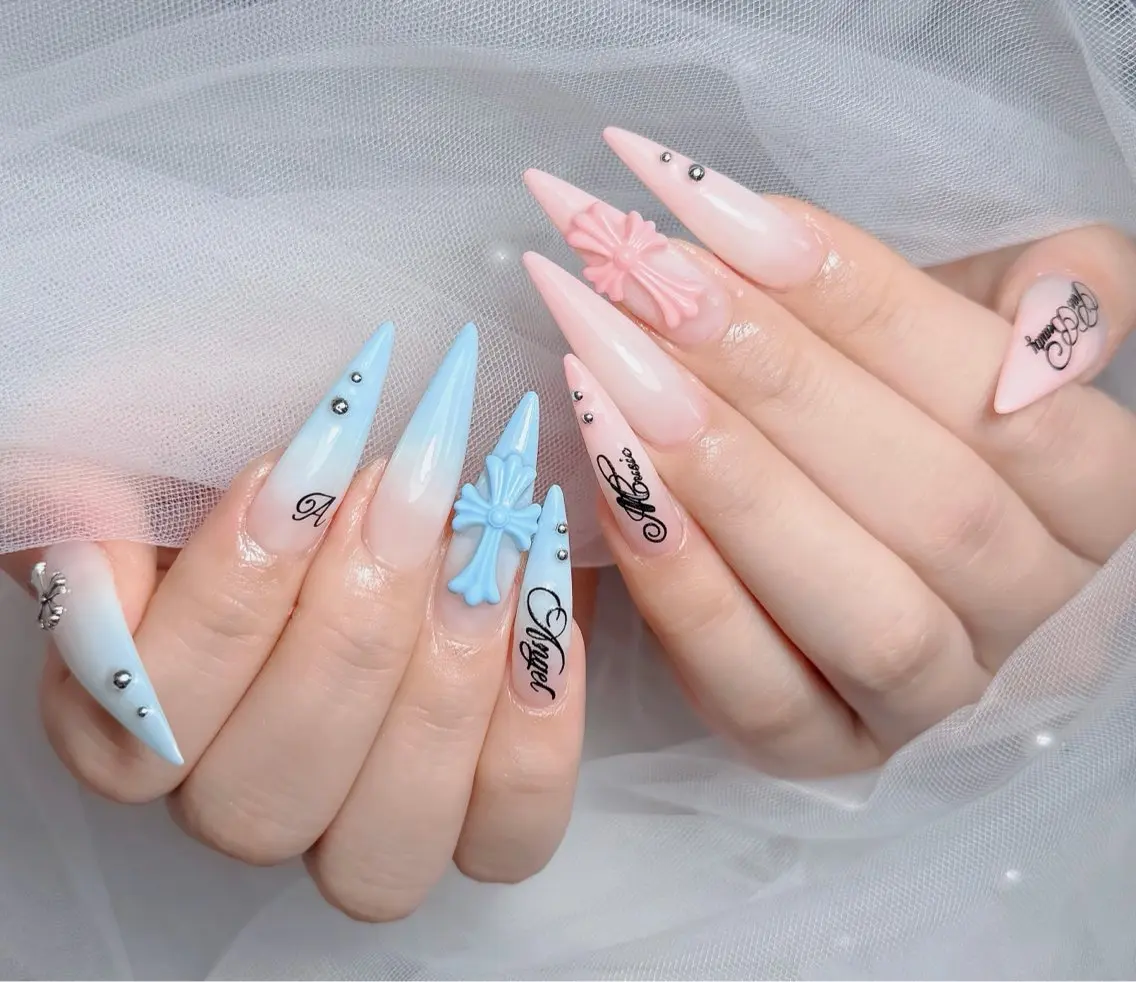 ネイル アートネイル フレンチネイル ジェルネイル 韓国ネイル マグネットネイル ハンドネイル Lenie Nail Okuboのネイルデザイン