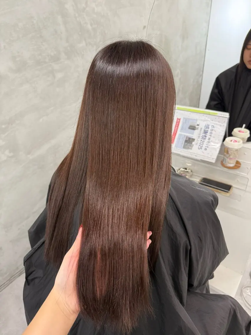 ロング カラー ヘアカラー トリートメント yuuna ✮ door whiteのヘアスタイル