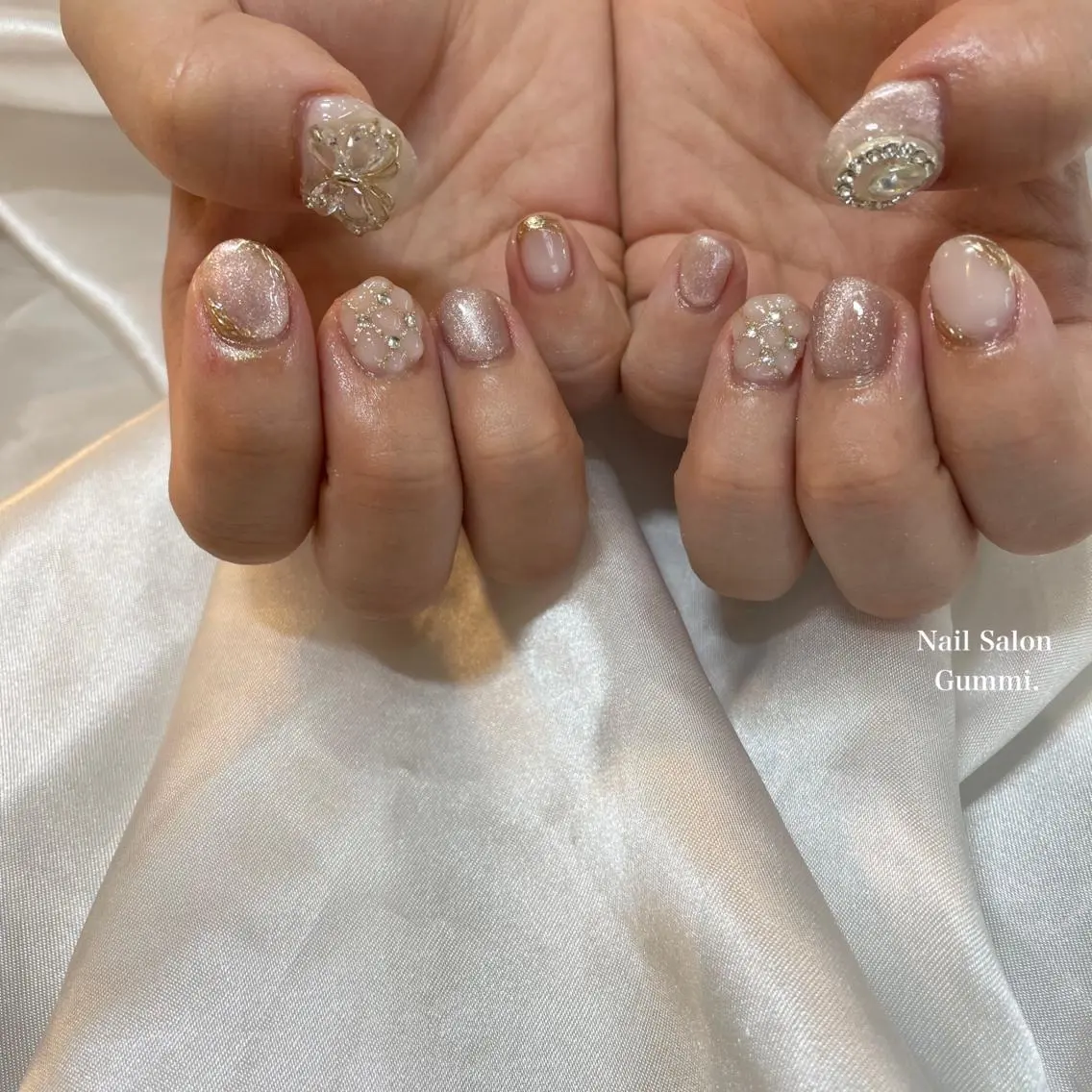 ネイル ブライダルネイル Nail Salon Gummi.のネイルデザイン
