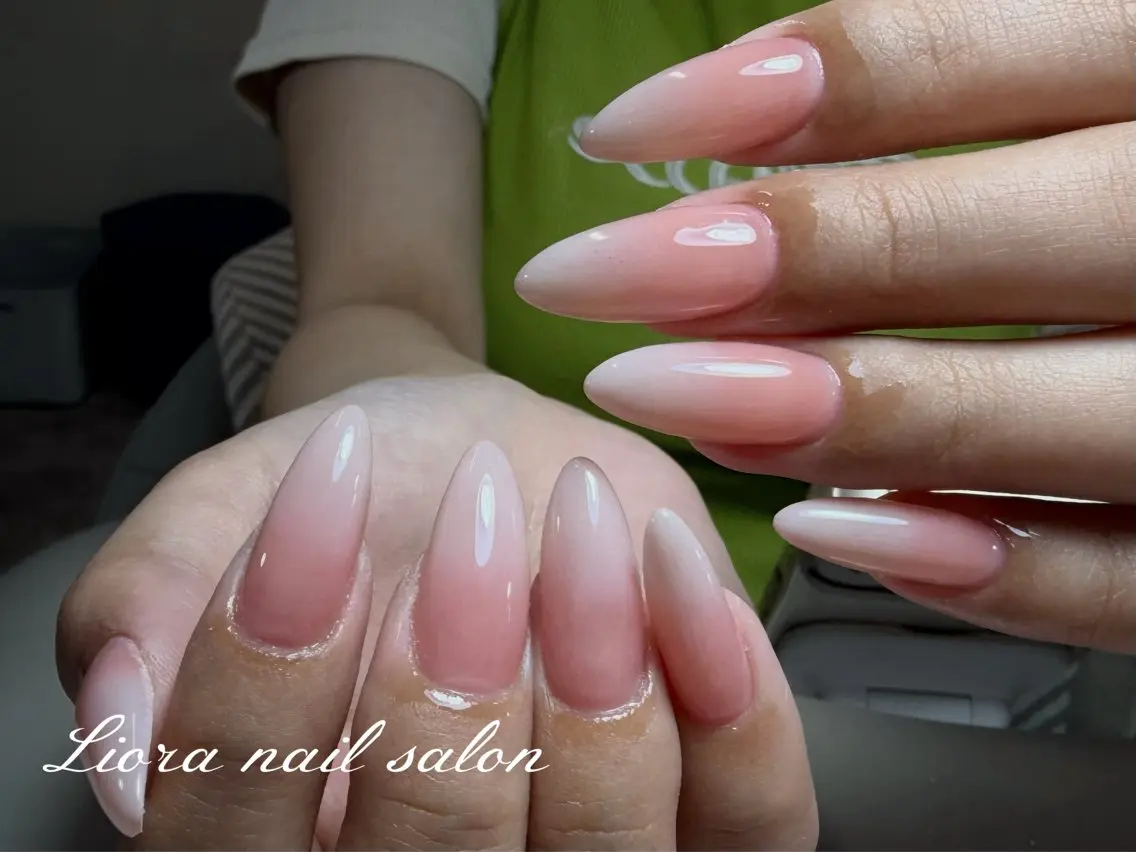 ネイル チークネイル フットネイル フレンチネイル ジェルネイル ガーリー ハンドネイル Liora  ネイル スカルプ専門店のネイルデザイン