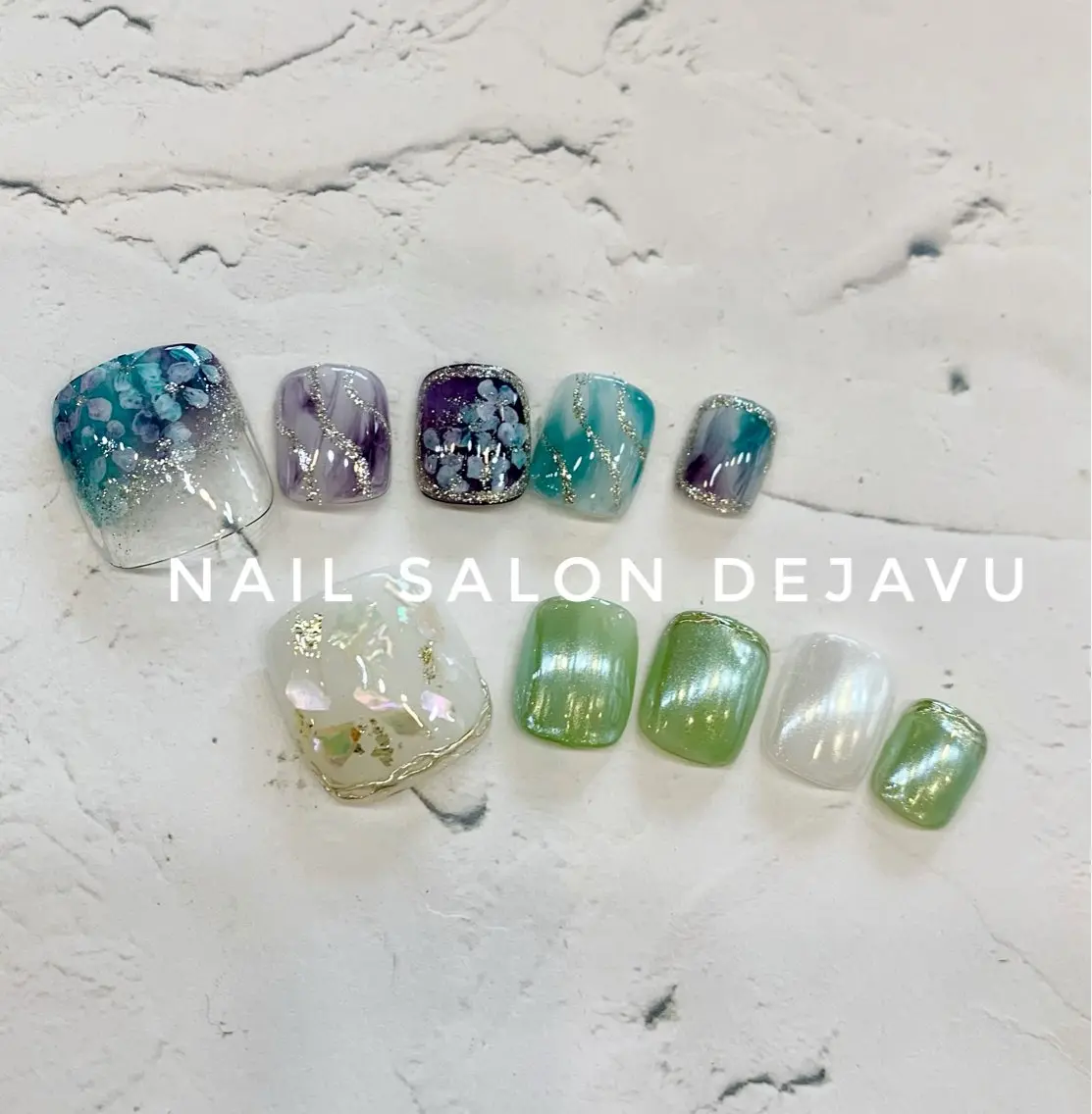 ネイル フットネイル Nailsalon Dejavuのネイルデザイン