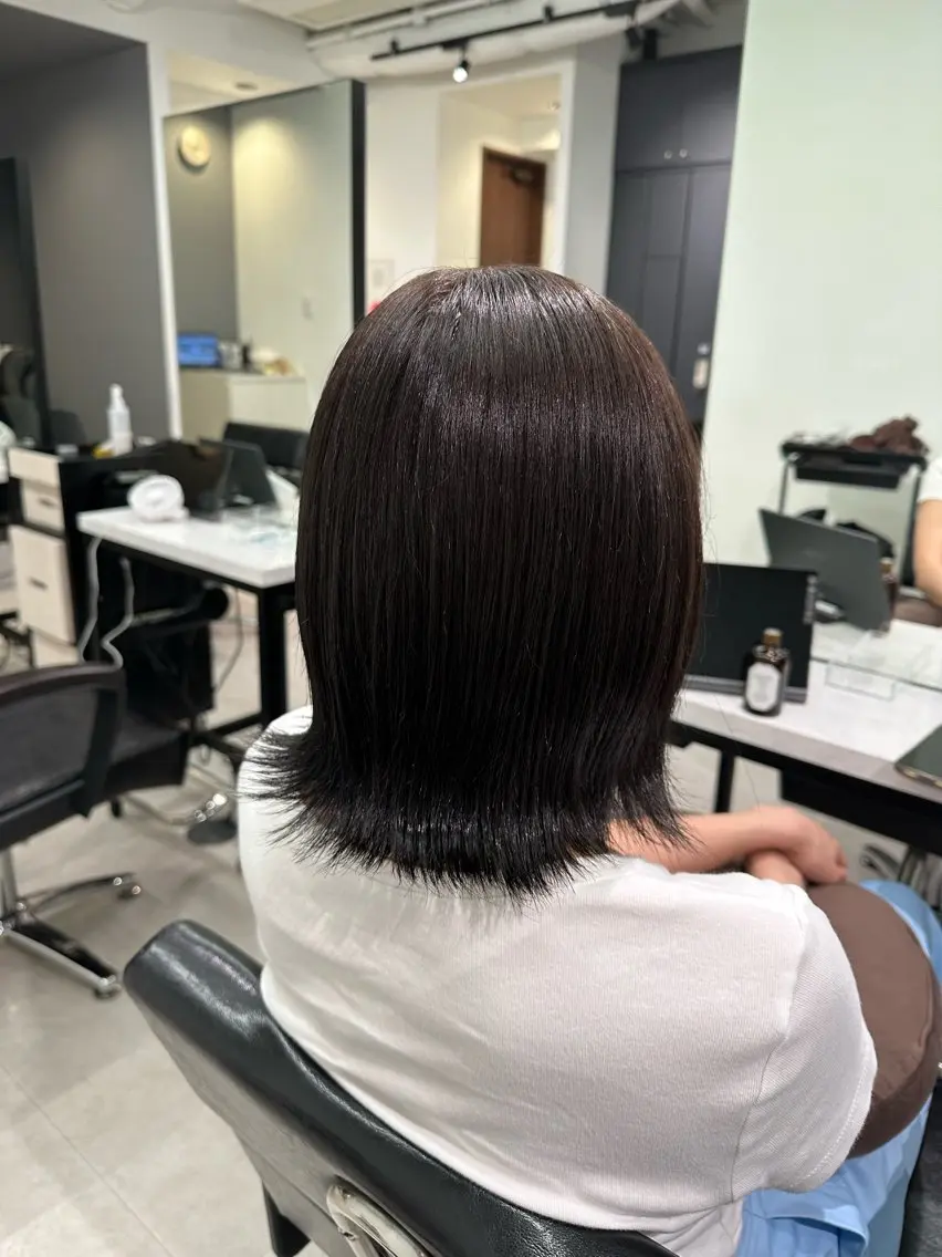 ショート ヘアカラー トリートメント 艶髪カラー特化 mao🍒のヘアスタイル