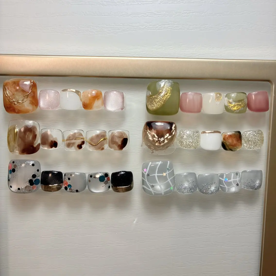 ネイル フットネイル 氷ネイル・うるうるネイル マグネットネイル メンズネイル ニュアンスネイル フットネイル nail salon anoneのネイルデザイン