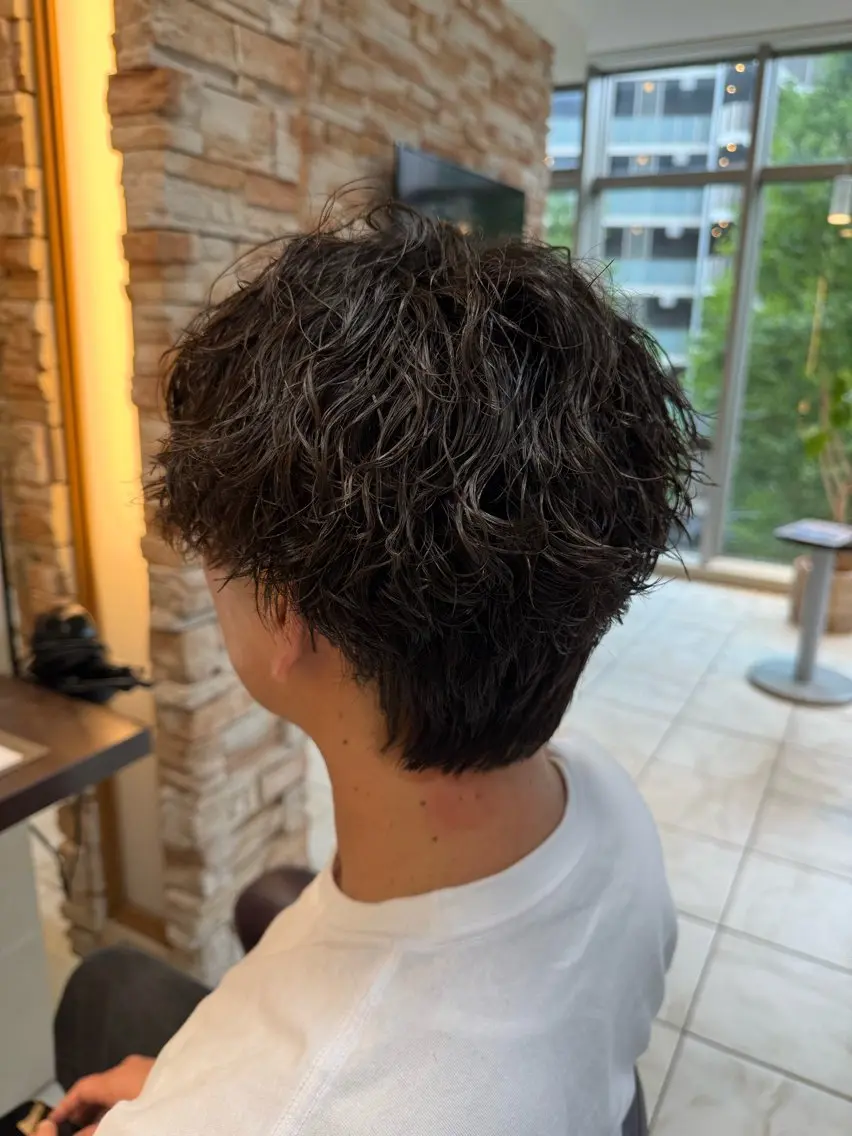 パーマ メンズ カット パーマ ⭐️メンズパーマ 宮野翔⭐️のヘアスタイル