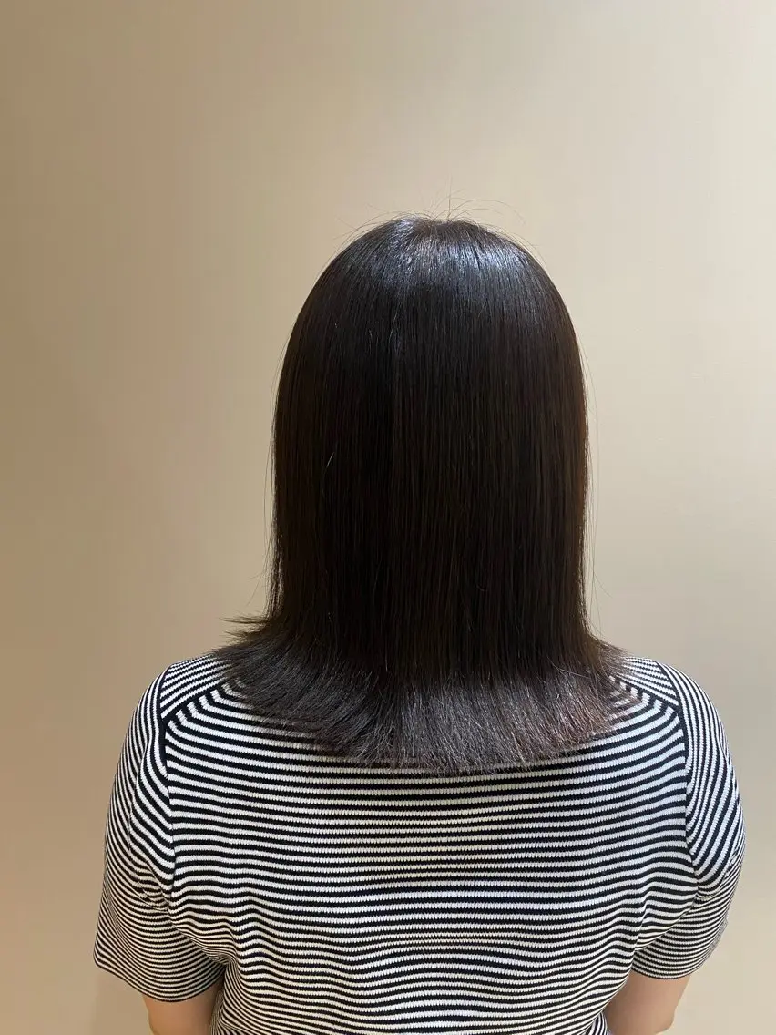 カラー オリーブカラー 中島愛佳🐥⸒⸒ 縮毛矯正/艶髪カラーのヘアスタイル