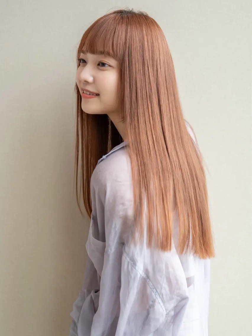 ロング カラー 天野蒼汰√モデル募集 √城東区√蒲生四丁目のヘアスタイル