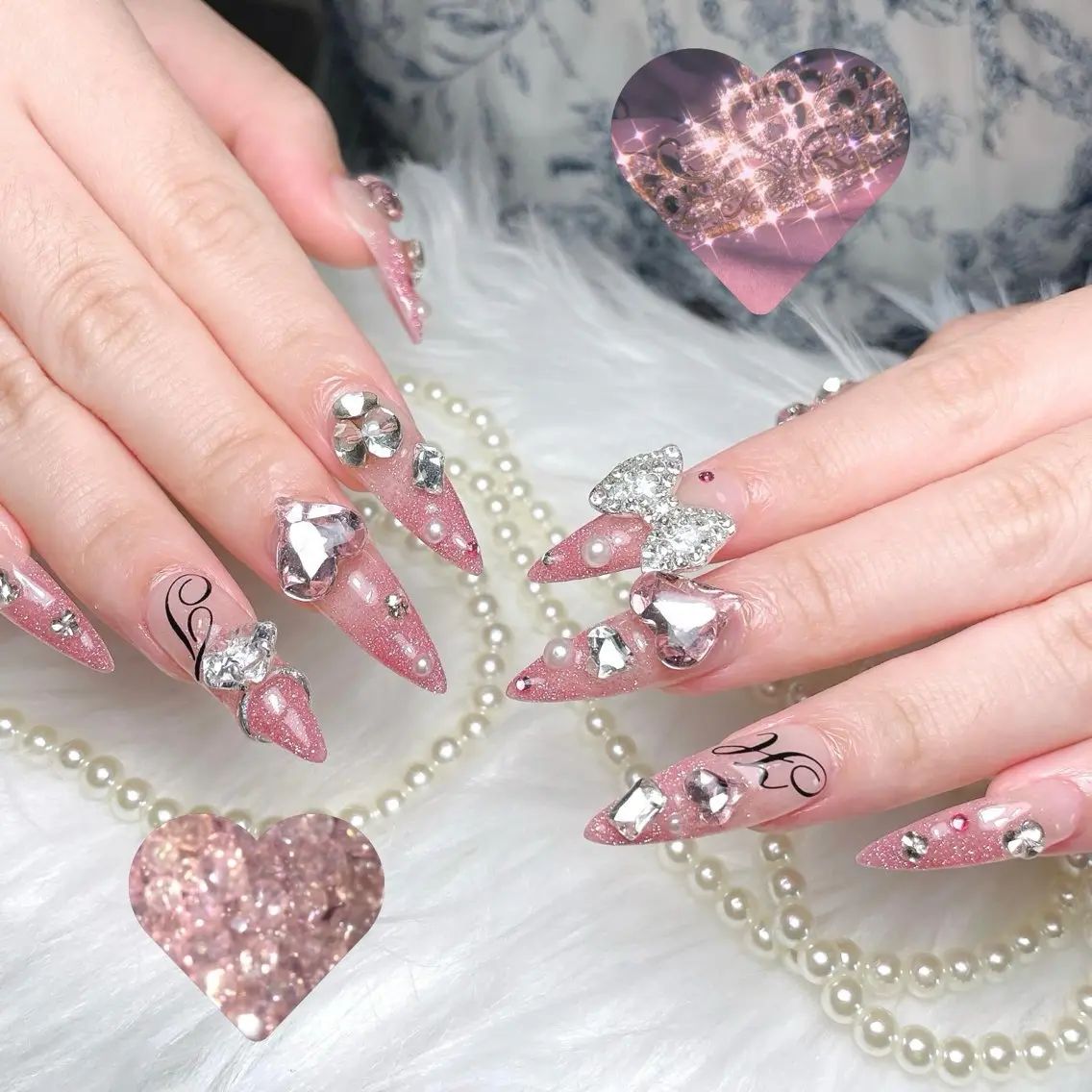 ネイル アートネイル オーロラネイル フレンチネイル ジェルネイル グラデーション Sora nail 長さ出し専門店のネイルデザイン
