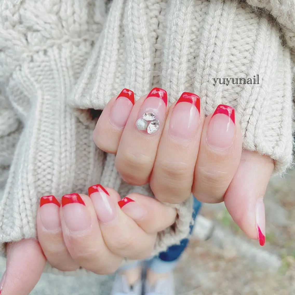フレンチネイルの写真