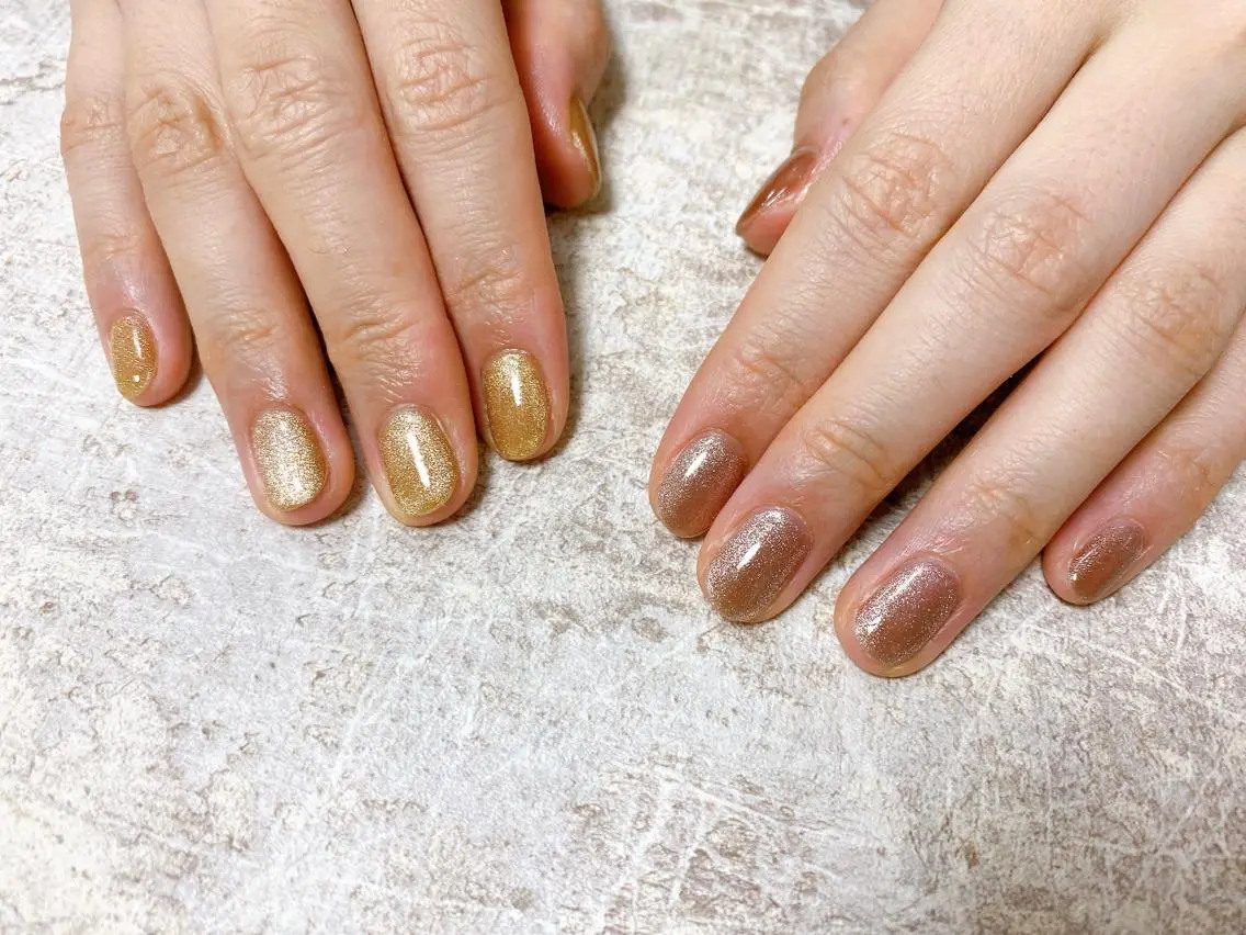 ネイル マグネットネイル ハンドネイル mogunail &blowのネイルデザイン