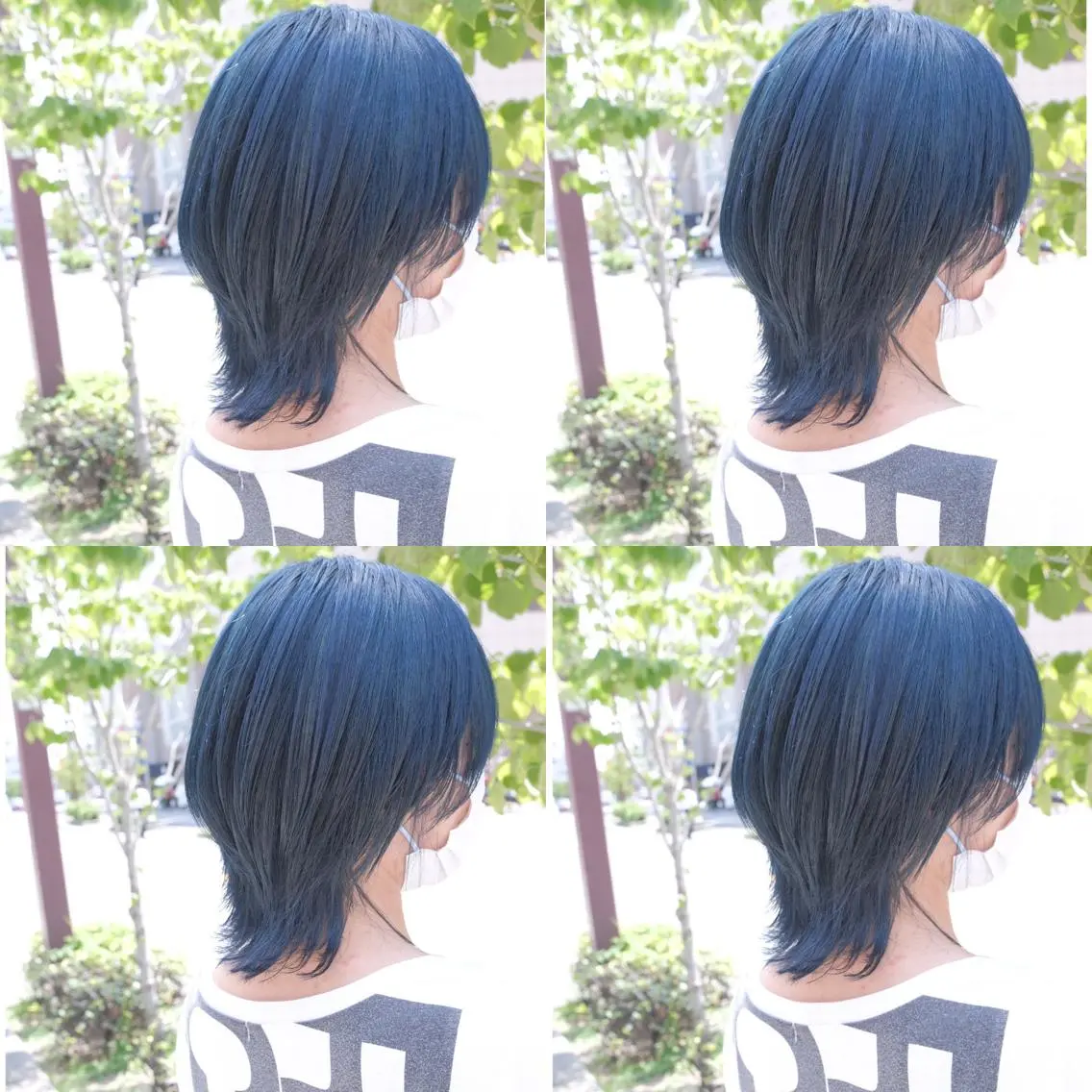 セミロング カラー ヘアアレンジ ブリーチ ヘアカラー トリートメント 竹内啓太 ボブのヘアスタイル