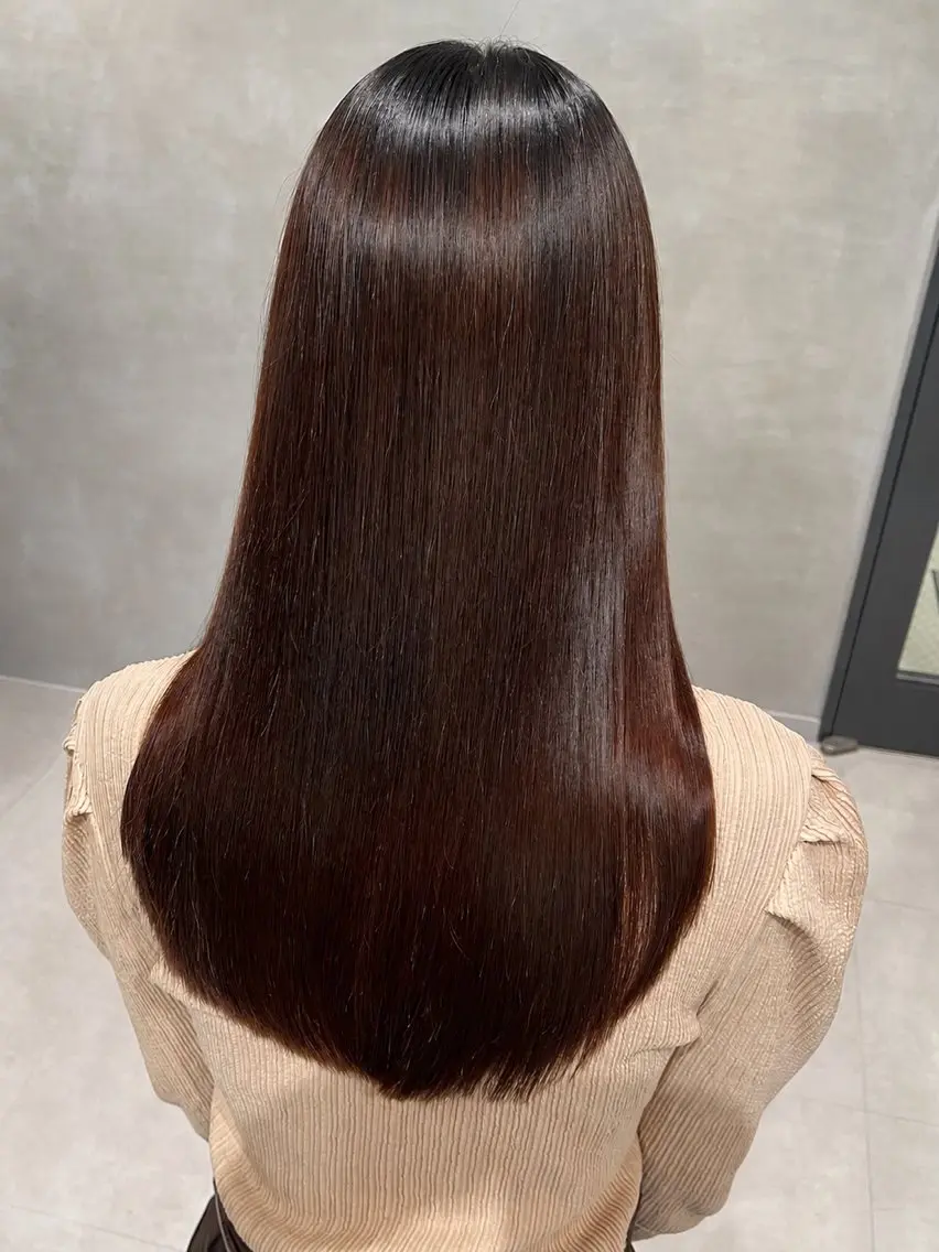 ロング カラー ヘアカラー ♡iku♡カラー 髪質改善 アレンジのヘアスタイル
