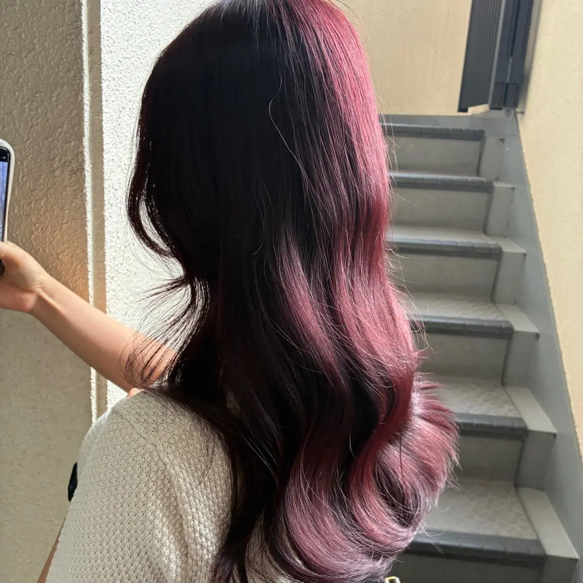 ロング カラー ふかたさや🌟 艶感カラー🌟のヘアスタイル