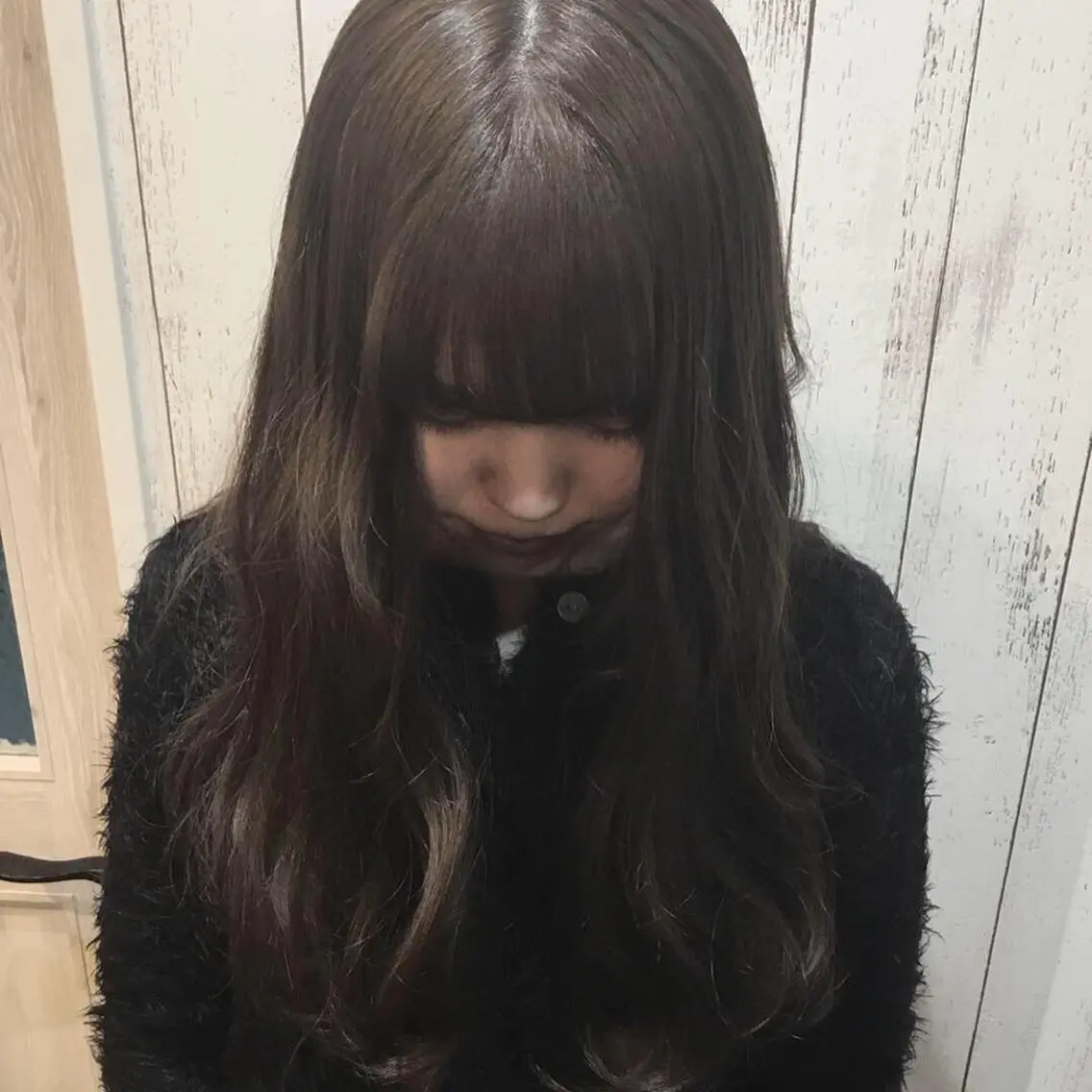 ロング カラー 金崎 新吾のヘアスタイル