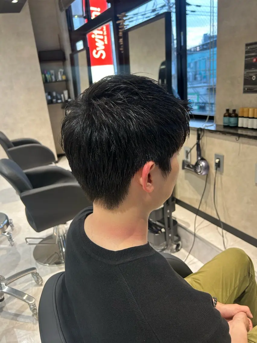 ショート メンズ メンズショート ショートヘア カット 《.Xian》リク /透明感/メンズのヘアスタイル