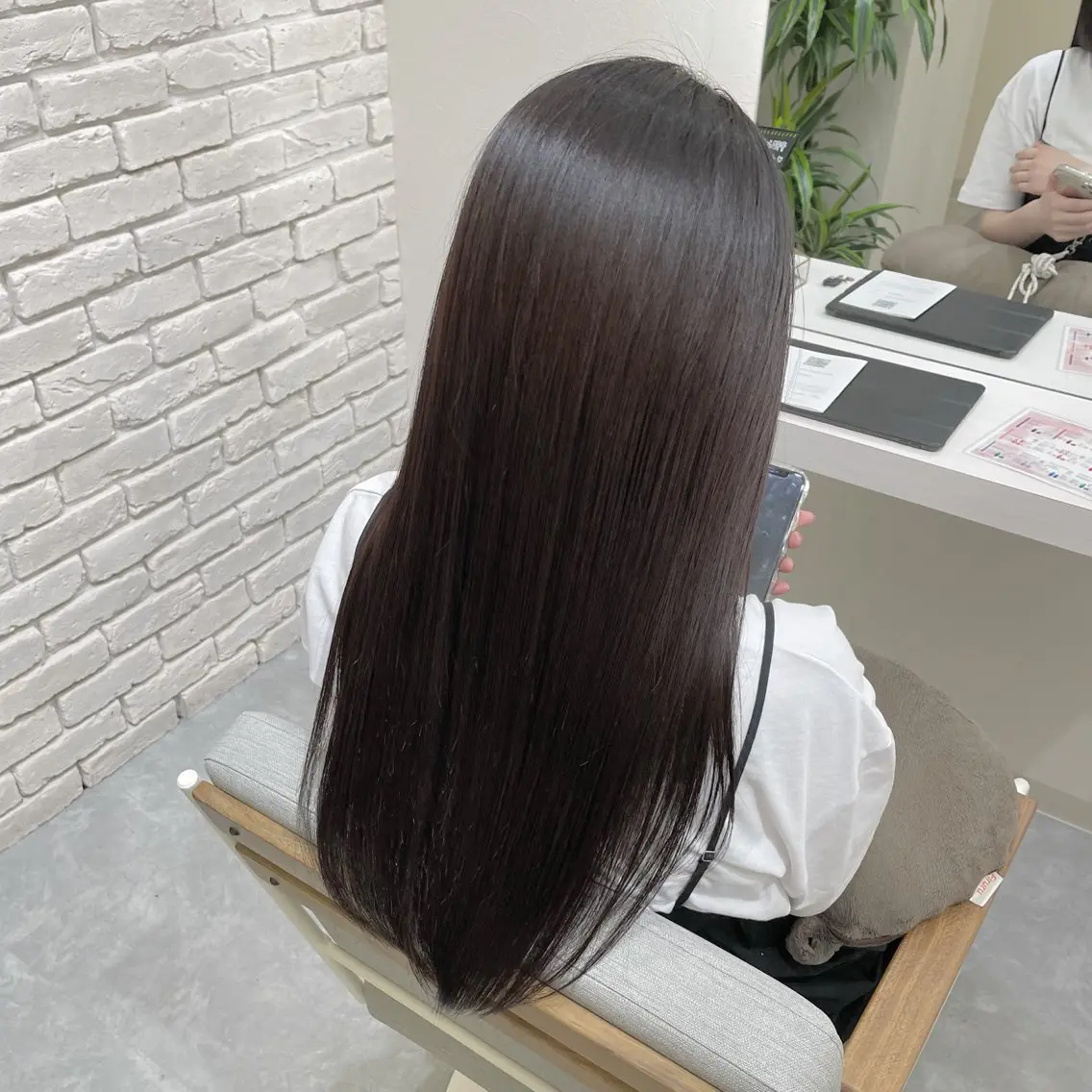 ロング カット 縮毛矯正 トリートメント 髪質改善&ヘアケア /菊池琉那のヘアスタイル
