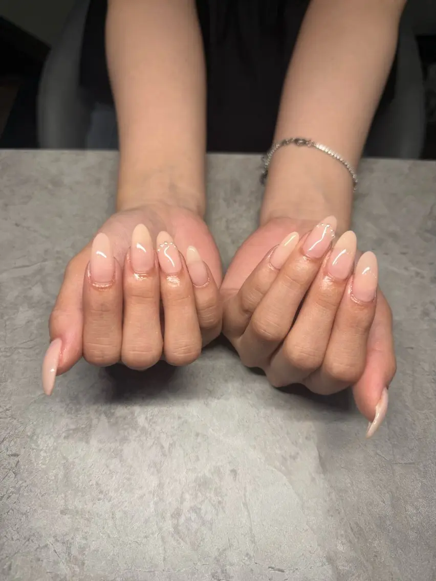 ネイル ワンカラーネイル シンプルネイル IROHA NAIL 美優のネイルデザイン