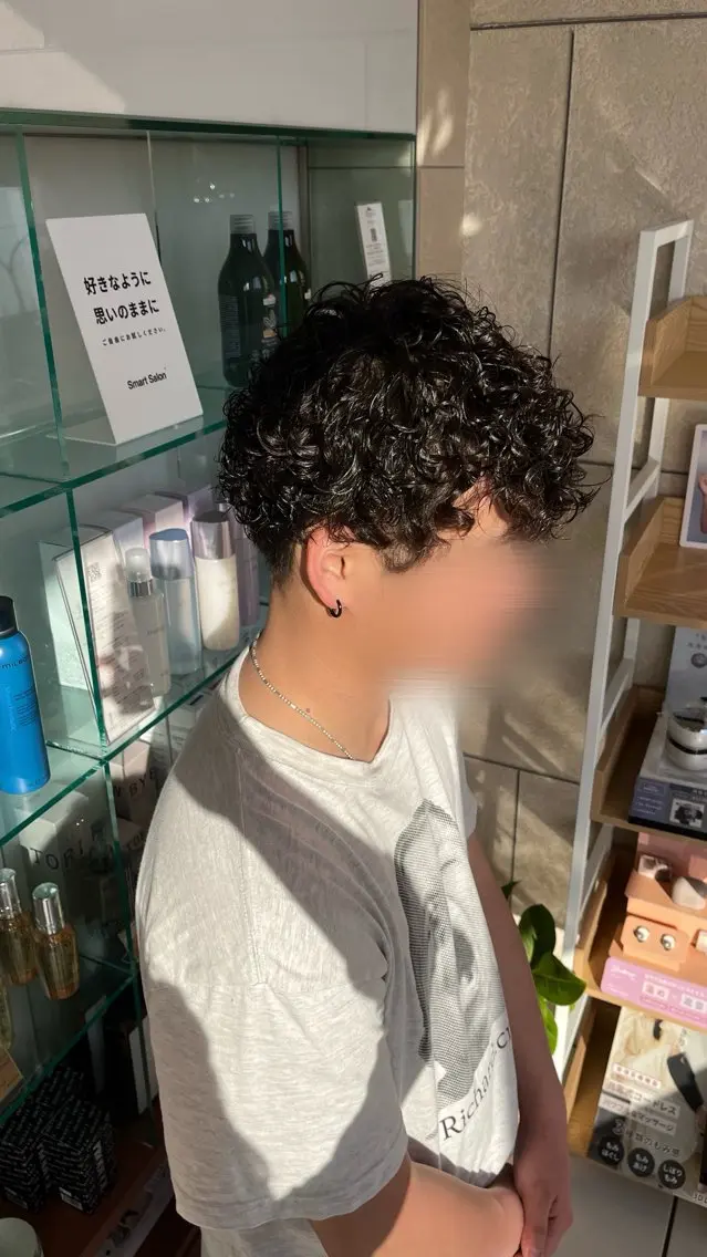 パーマ メンズ 🫧艶 ×透明感🫧 吉田 陽菜のヘアスタイル