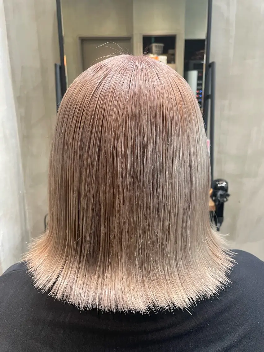カラー ベージュカラー ミルクティーベージュ (店長)大畑 圭祐のヘアスタイル