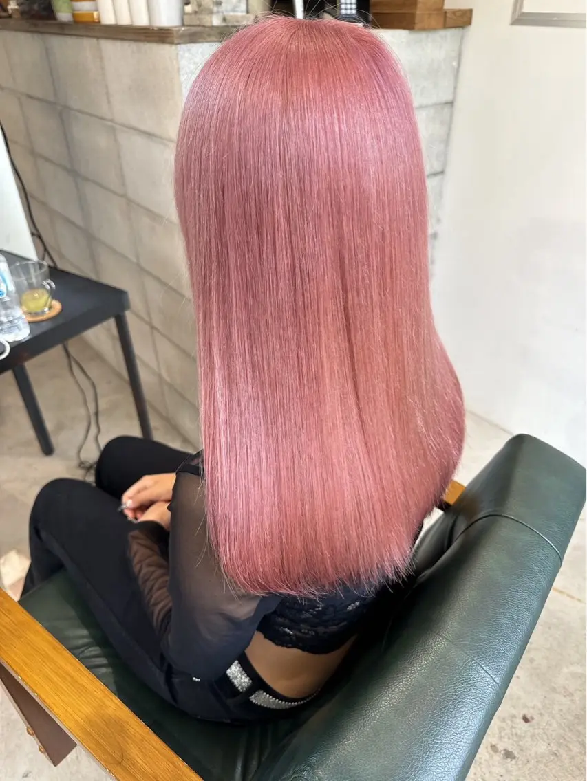 カラー カラー/ダブルカラー グレイカラー椿こはなのヘアスタイル